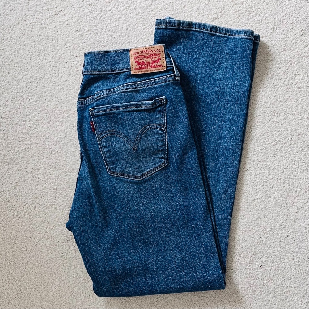 Levi's women's 505 Straight blue jeans 29
